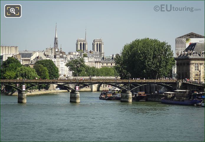 River Seine and Pont des Arts 6th Arrondissement