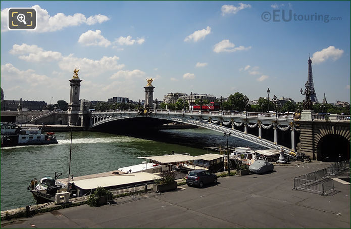 Pont Alexandre III and River Seine Paris