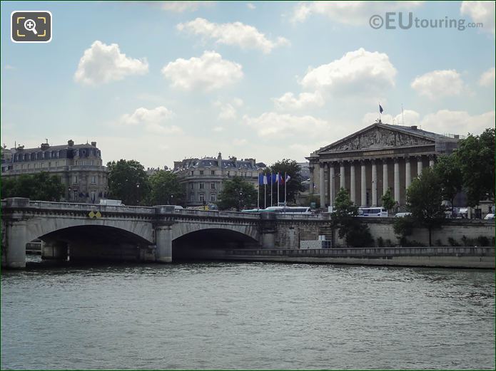 Assemblee Nationale building and River Seine