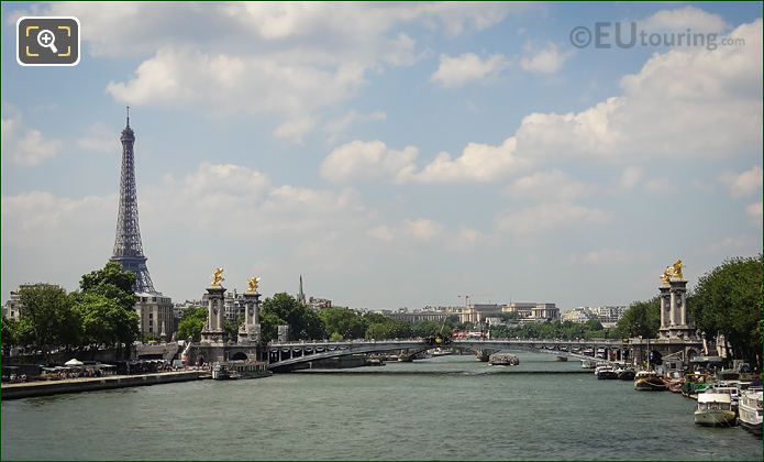 River Seine with Pont Alexndre III