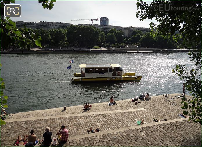 Batostar boat on River Seine Paris