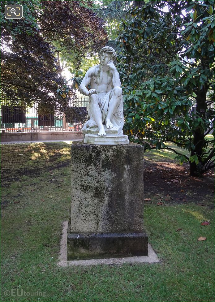 Jean Valette marble statue Il Dispetto