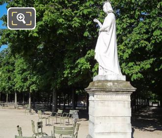 Anne de Bretagne statue at Jardin du Luxembourg