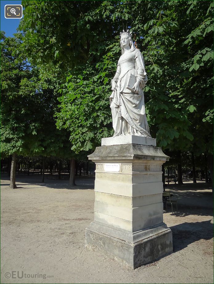 Statue of Duchess of Orleans Valentine de Milan
