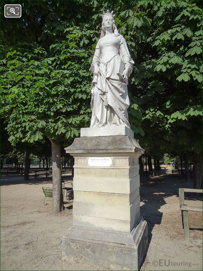 Duchess of Orleans statue at Jardin du Luxembourg