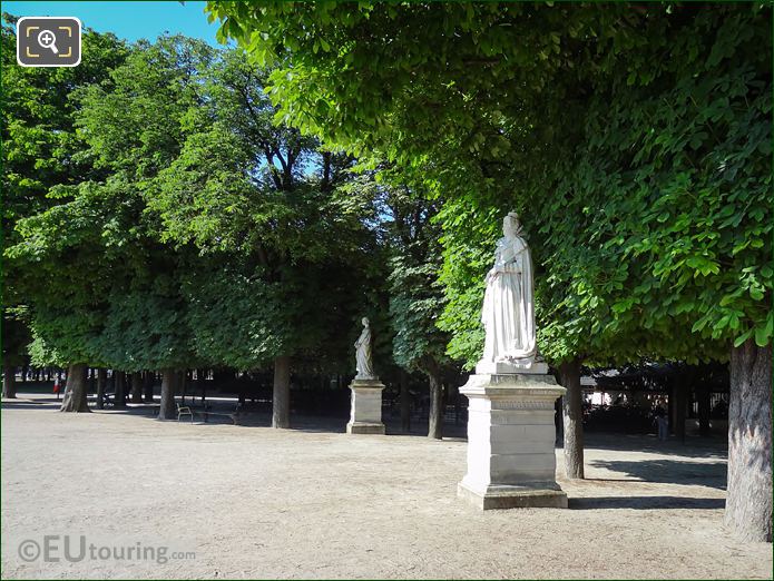 Luxembourg Gardens statue Marie de Medicis