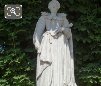 Marie de Medicis statue by L Caillouette