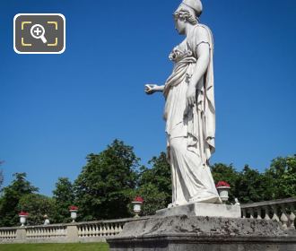 Goddess of Wisdom statue Minerve a la chouette