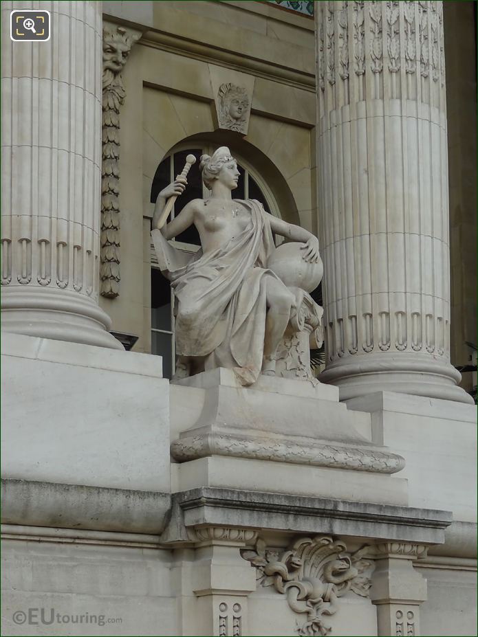 Grand Palais allegorical statue Roman Art