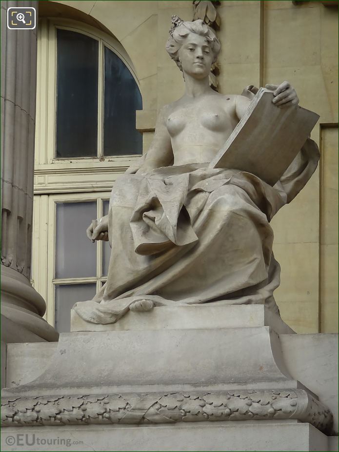 L'Art Contemporain statue by Felix Charpentier