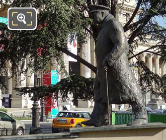 LHS Winston Churchill statue at Petit Palais