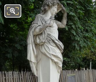 Marble statue Vertumne in Jardin des Tuileries