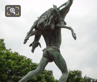 Tuileries Gardens statue Retour de Chasse