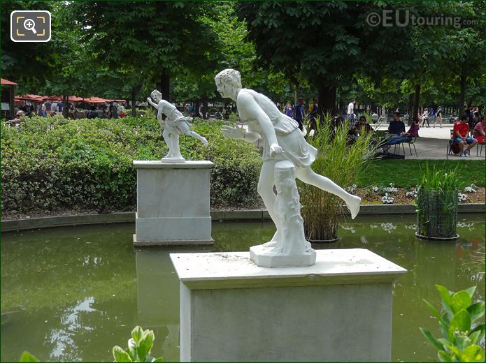 LHS of Atalante statue Jardin des Tuileries