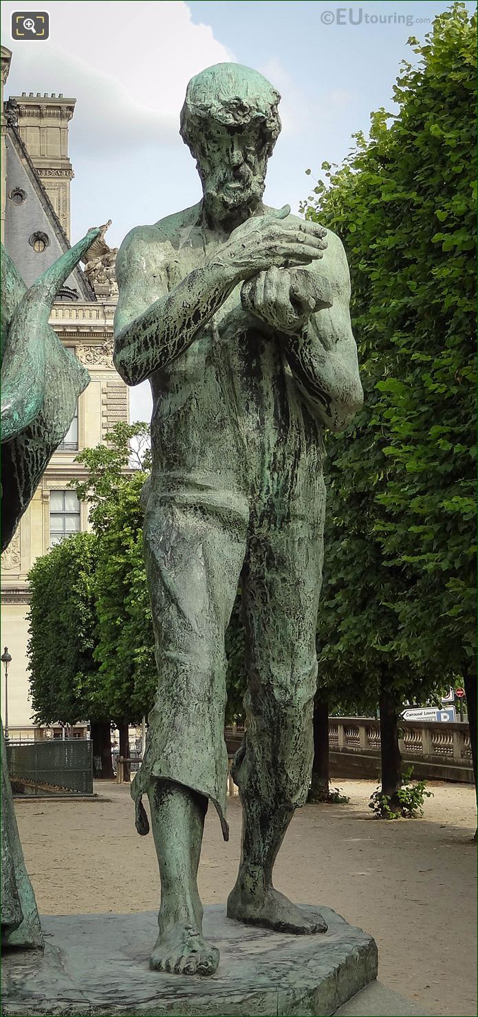 Tubal-Cain statue from Les Fils de Cain group
