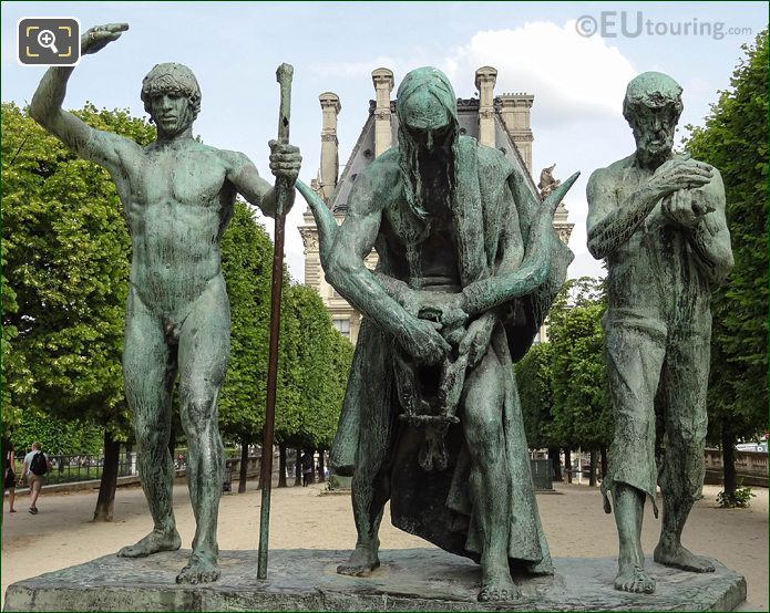Les Fils de Cain statues by artist Paul Landowski