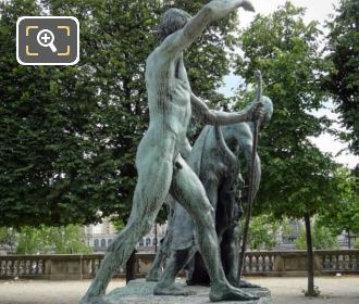 RHS of Les Fils de Cain statue group