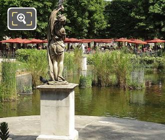Back of Venus Callipyge statue Jardin des Tuileries