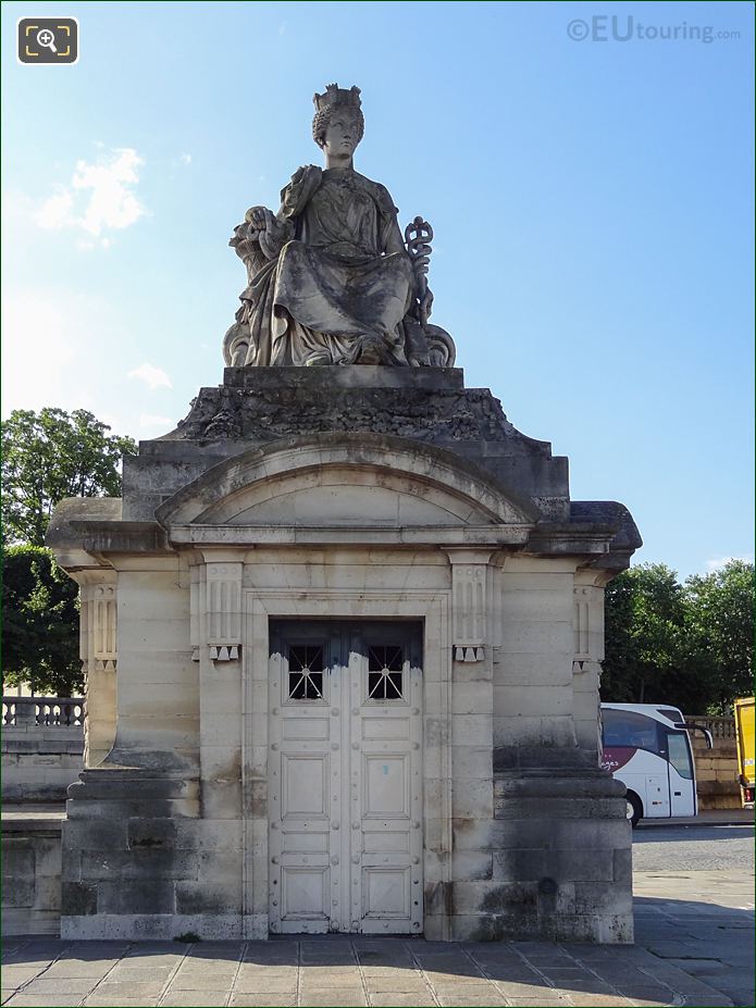 Front of Lyon statue, Place de la Concorde, Paris