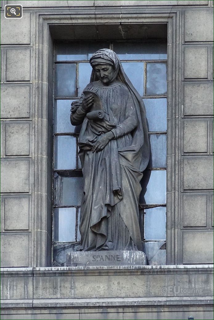 Sainte Anne statue by French artist Antoine Desboeufs