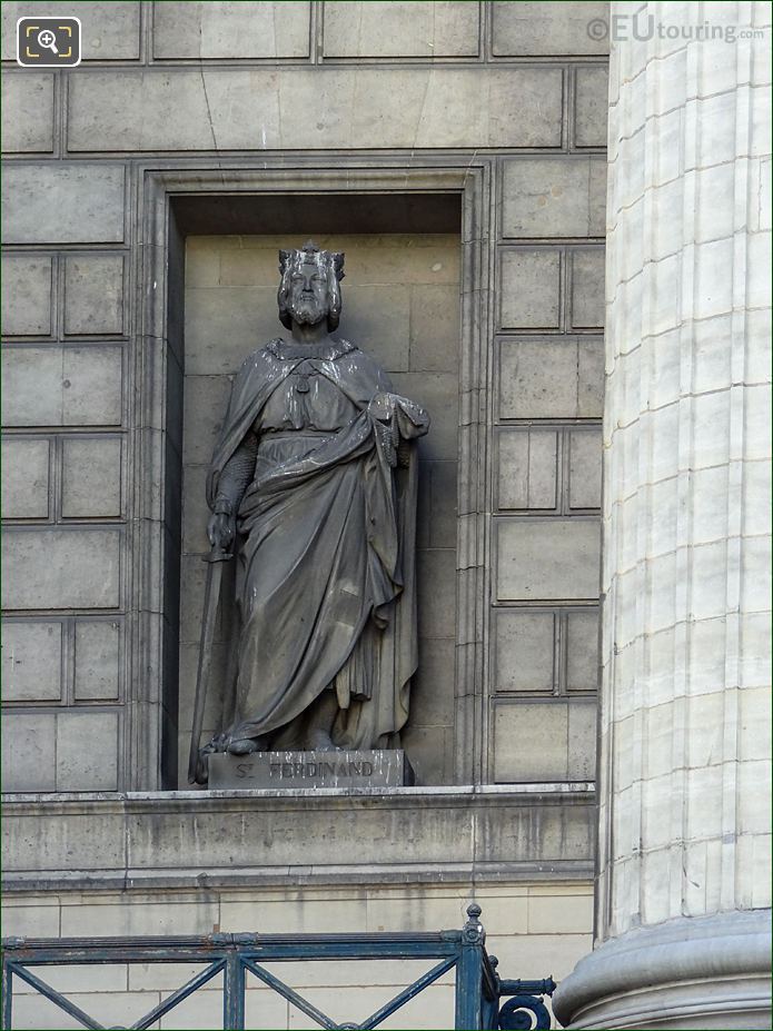 Saint Ferdinand statue by Jean Louis Jaley