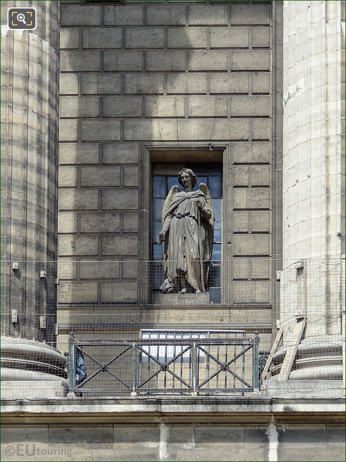 Saint Raphael statue, Eglise de la Madeleine, Paris