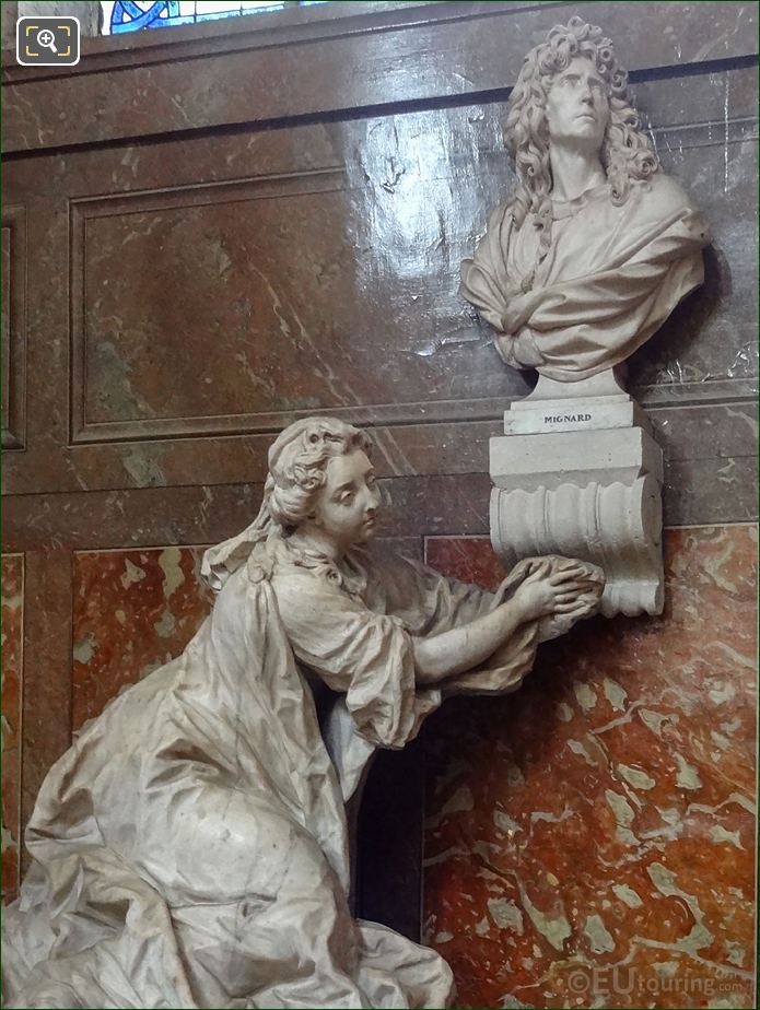Pierre Mignard and Countess Feuquieres Monument by Jean-Baptiste II Lemoyne