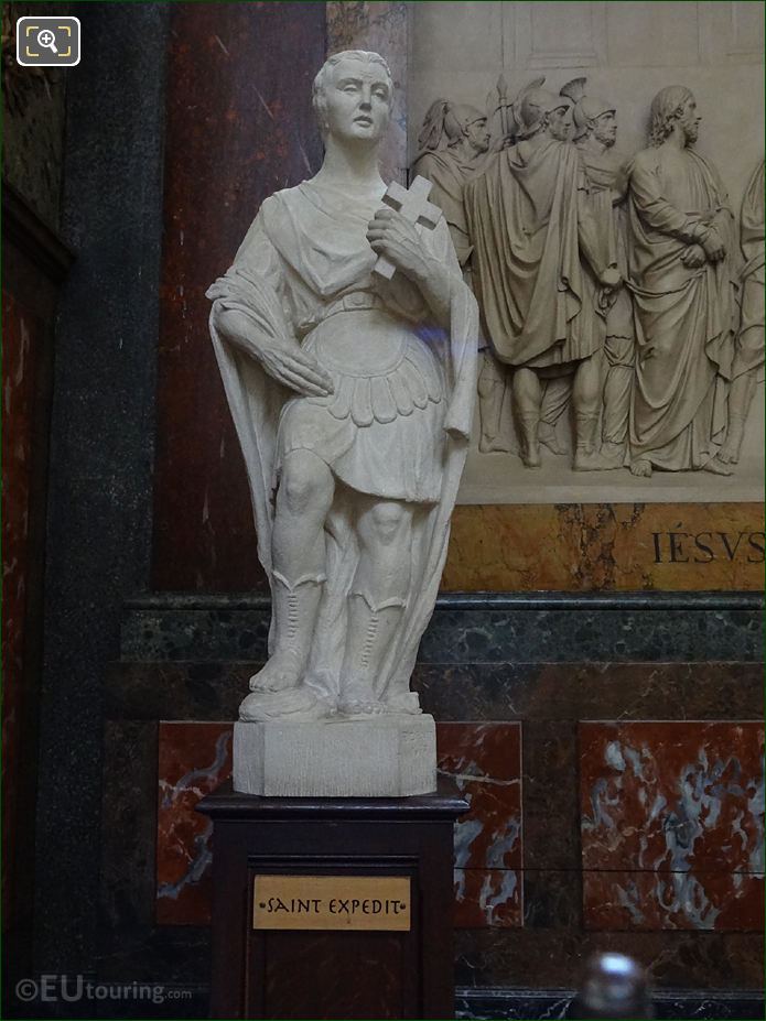 Saint Expedit statue in Chapelle de Saint Joseph