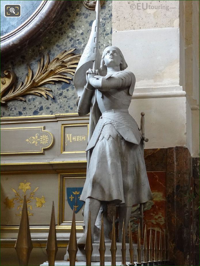 Sainte Jeanne d'Arc statue, Eglise Saint-Roch, Paris