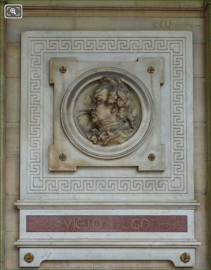 Victor Hugo sculpture, Comedie Francaise, Paris