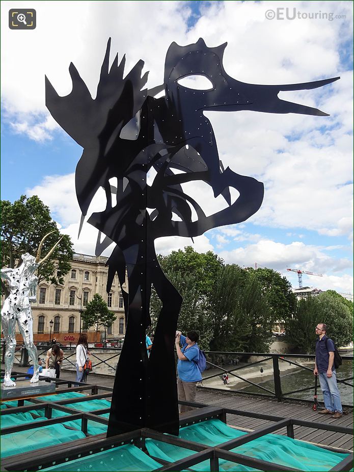 Contemporary art sculpture black Arbre IV