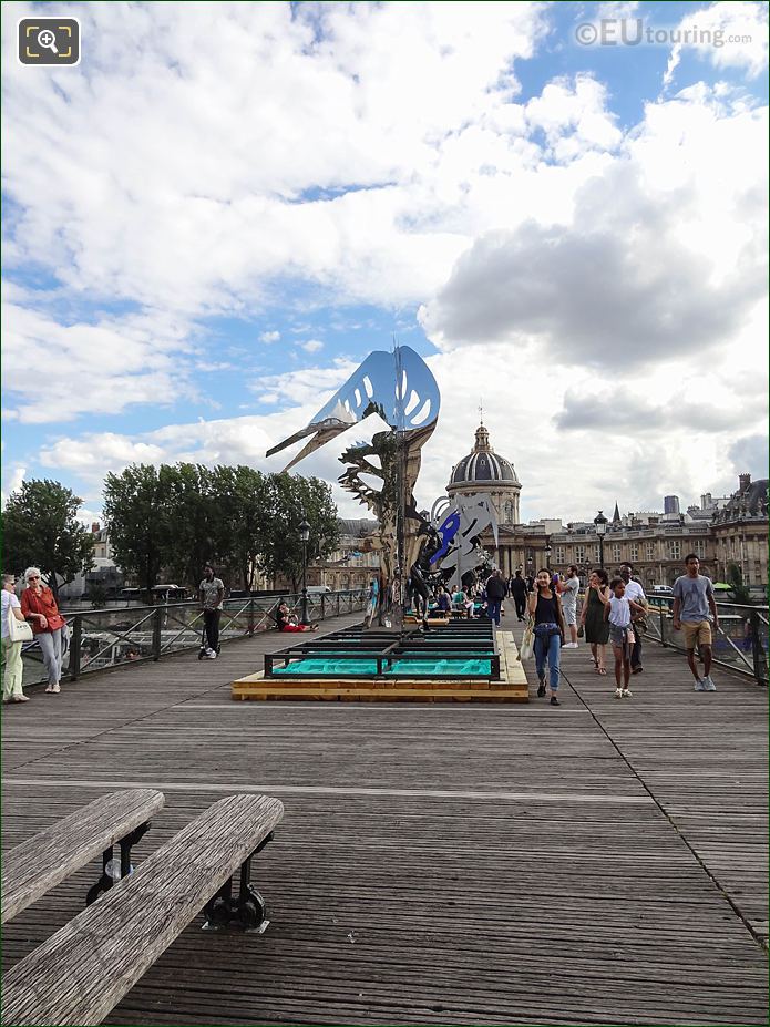 Enchanted Footbridge exhibition Arbre VII sculpture Pont des Arts