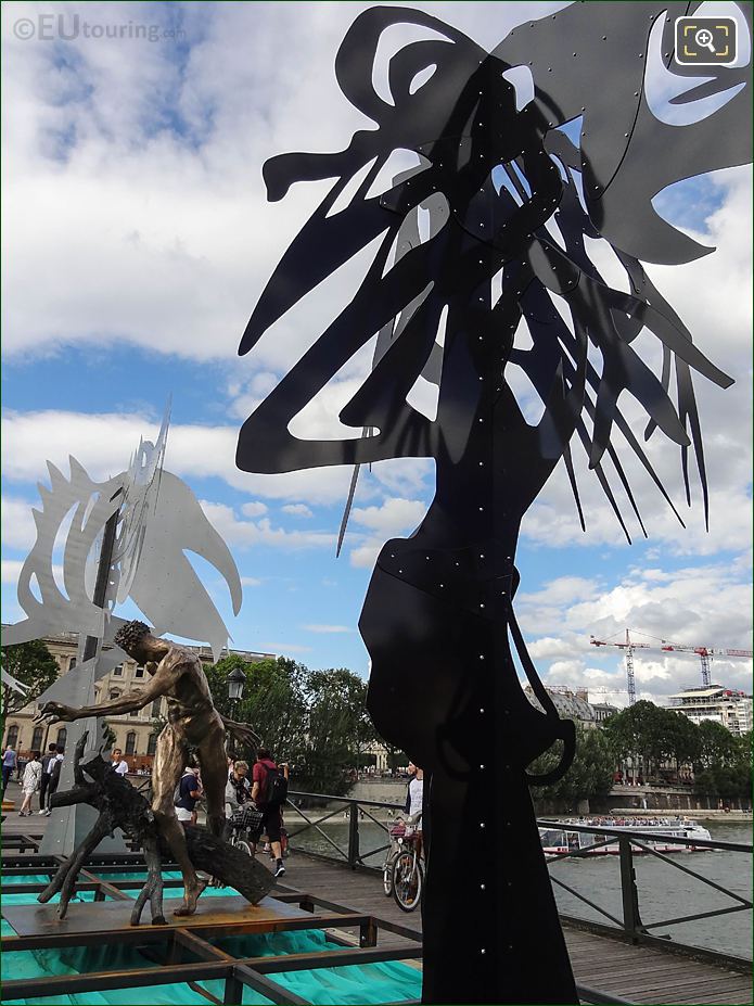 Le Passerelle Enchantee 2016 exhibition, Pont des Arts, Paris