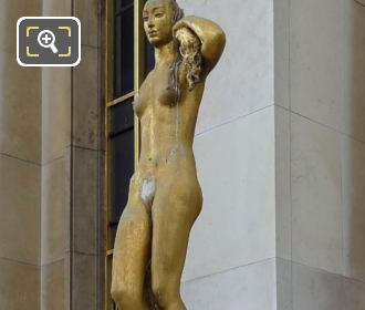 Golden Morning statue Palais Chaillot