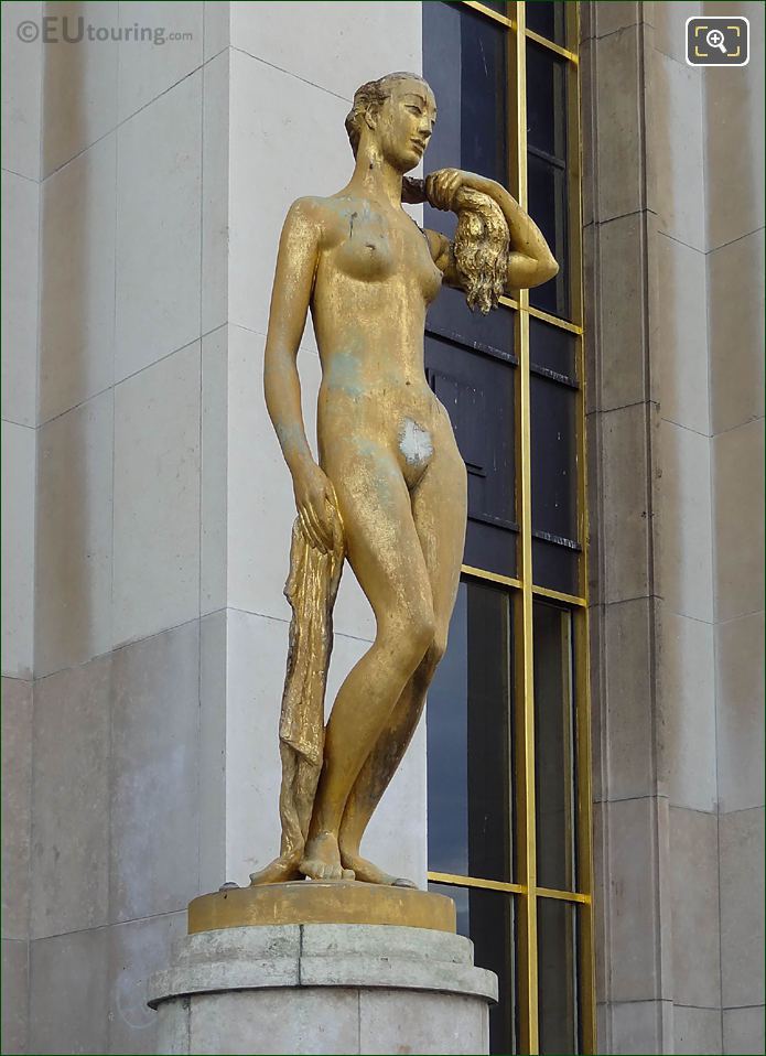 Allegorie female statue Le Matin
