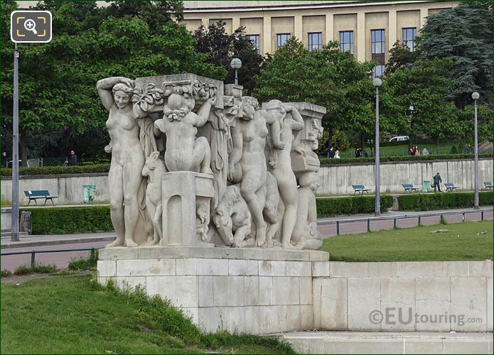 La Joie de Vivre statue Jardins du Trocadero