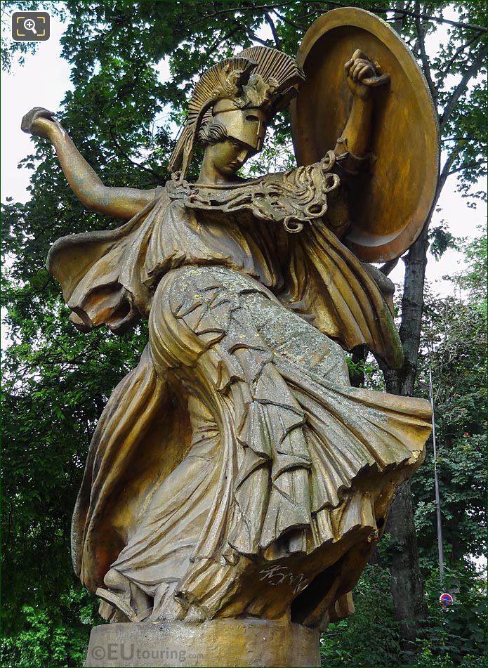 Carlo Sarrabezolles statue La Danse Triomphale a Pallas Athene