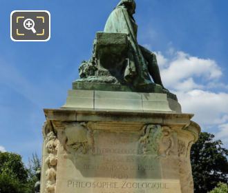Jean Baptiste Lamarck statue by Leon Fagel