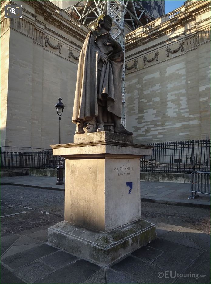 Pierre Corneille statue by Gabriel Noel Rispal