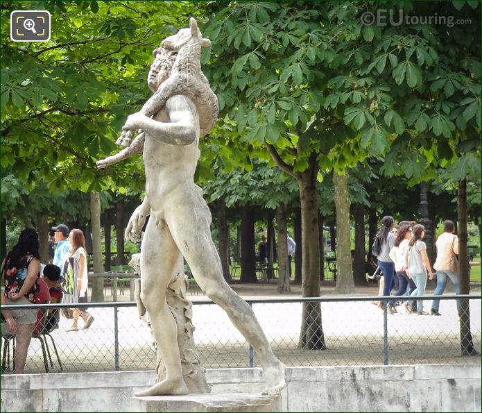 Faune au Chevreau statue by Pierre Lepautre