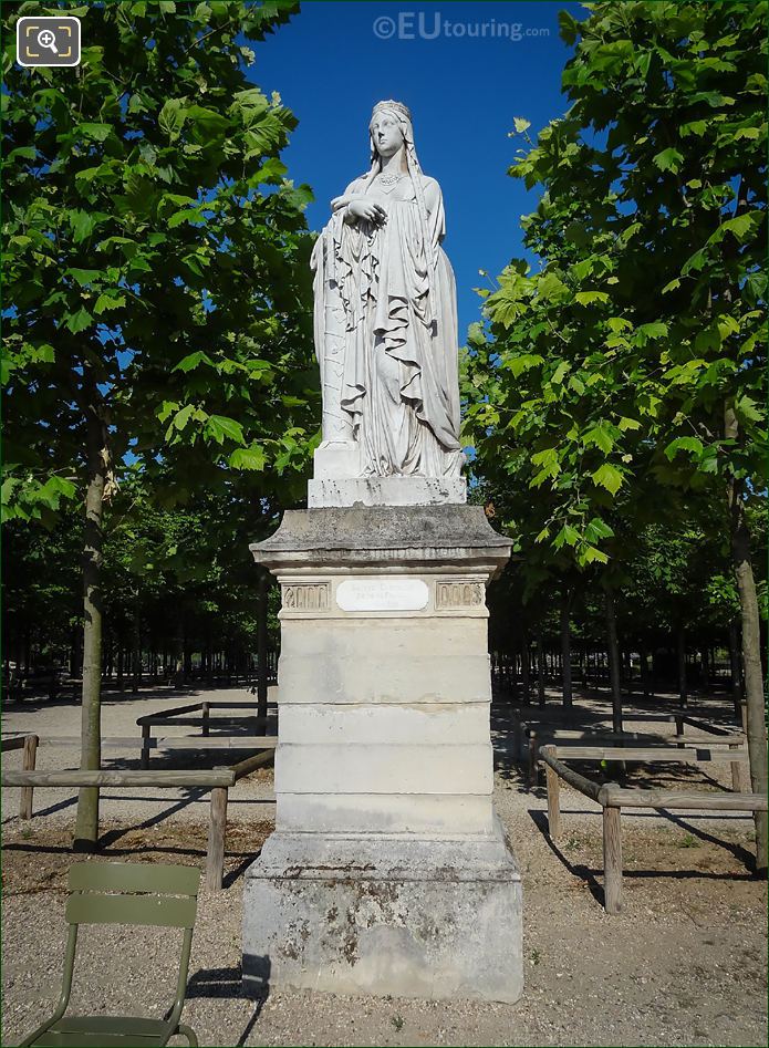 Sainte Clotilde statue at Jardin du Luxembourg