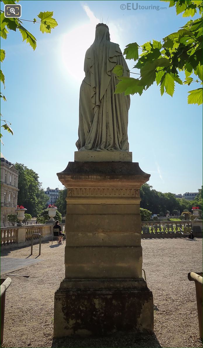 Marble statue of Sainte Clotilde