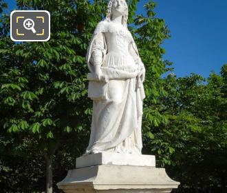 Marble statue Anne of Austria
