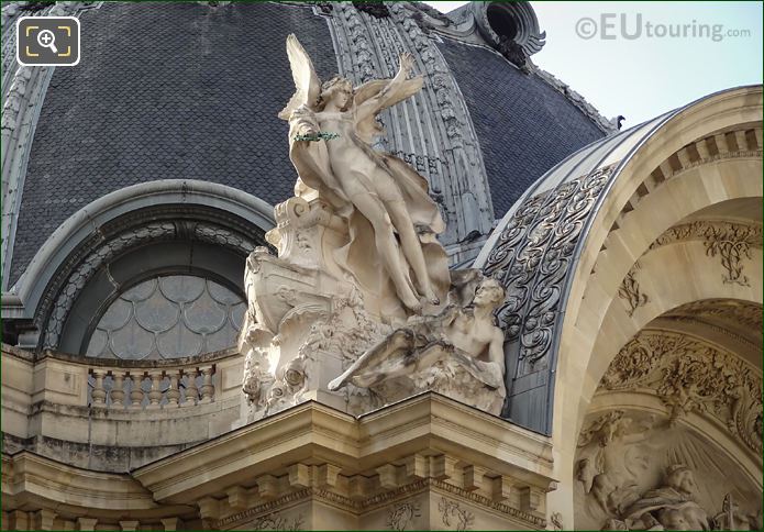 Le Genie de la peinture statue Petit Palais