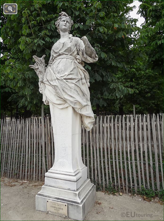 Ceres statue by sculptor Guillaume Coustou
