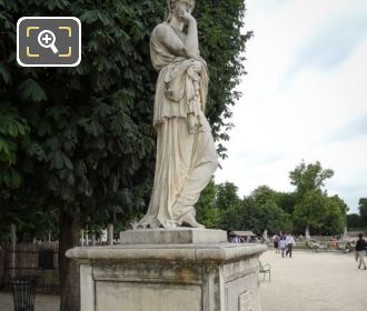 Tuileries Gardens Veturia statue sculpted 1695
