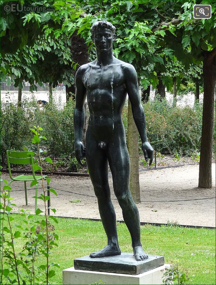 Apollon statue by French sculptor Paul Belmondo