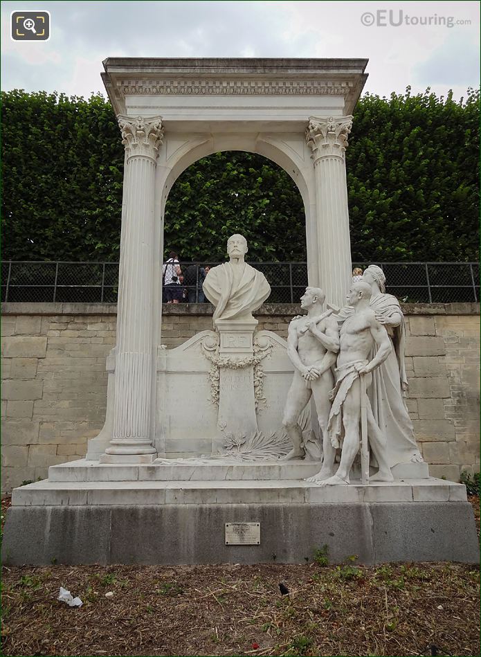 Waldeck-Rousseau monument in Jardin des Tuileries
