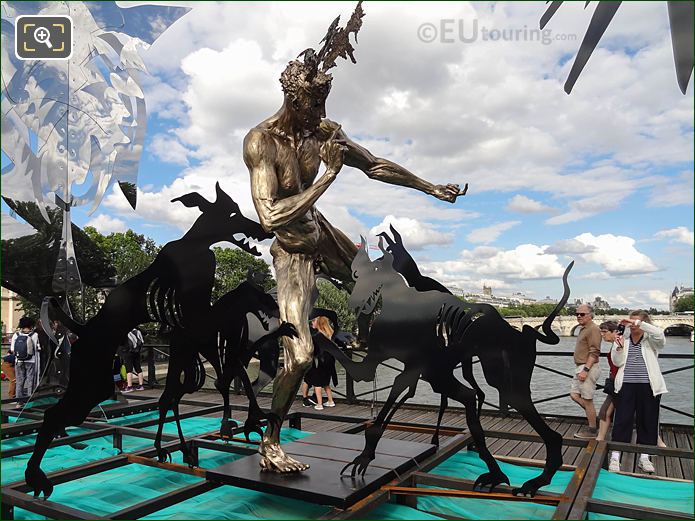 Acteon Sculpture from 2016 Enchanted Footbridge exhibition