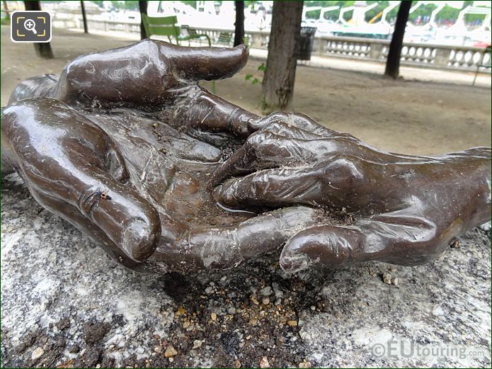 Set of bronze hands from The Welcoming Hands